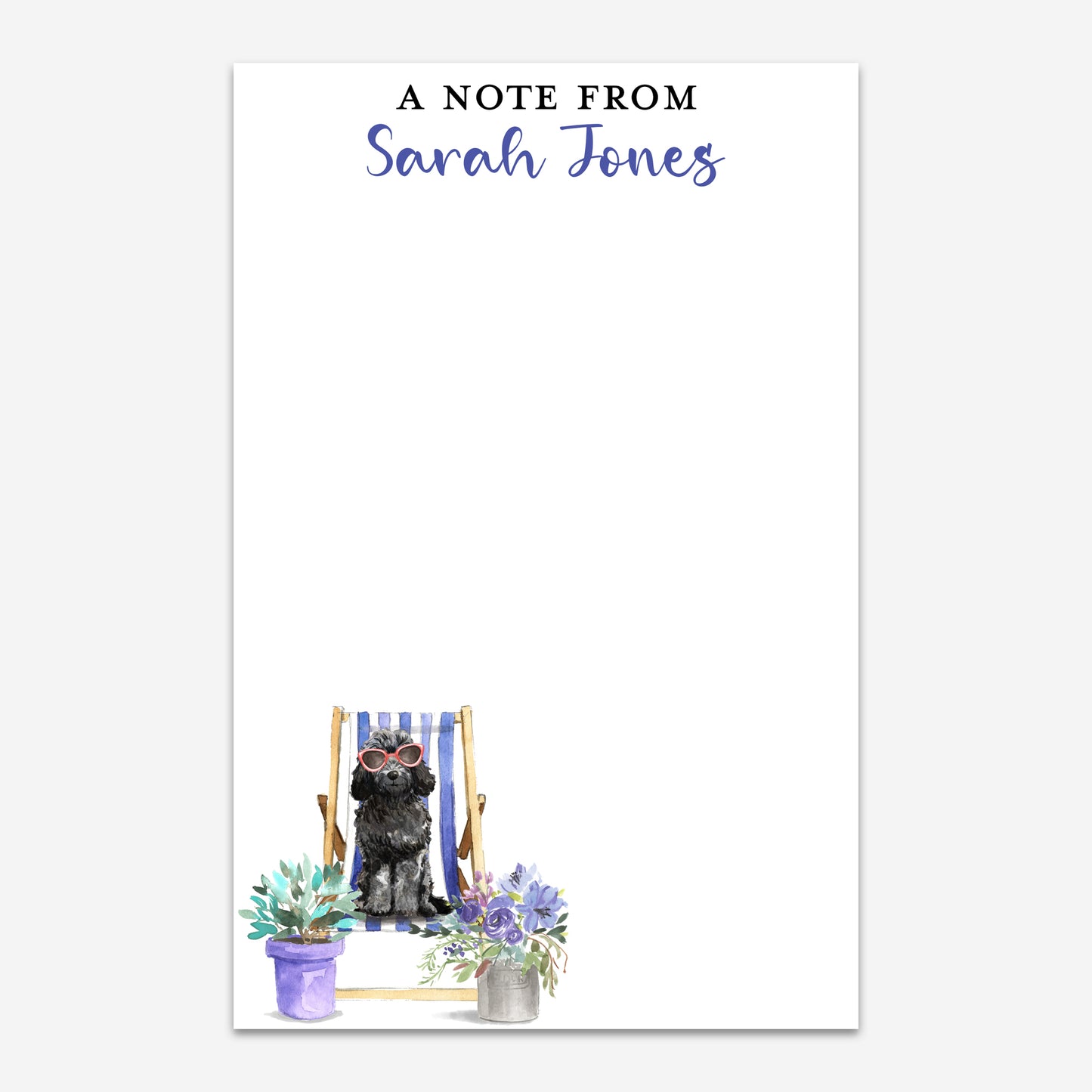 Personalized Cockapoo Notepad