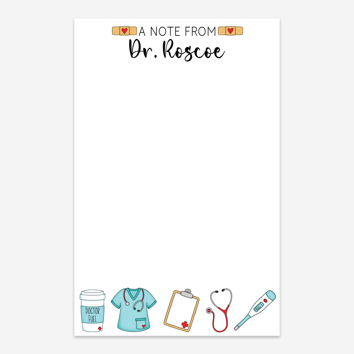 Personalized Doctor’s Notepad