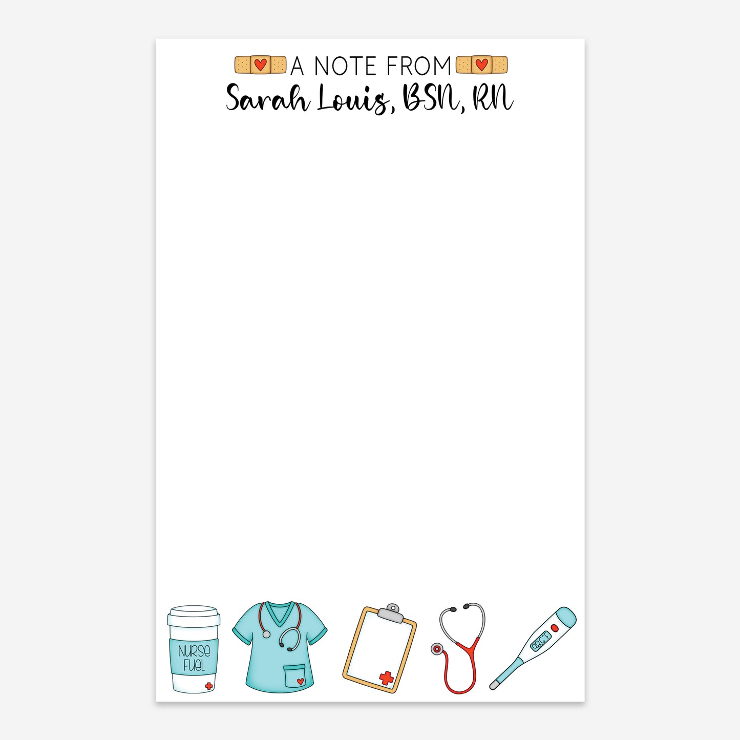 Personalized Nurse Notepad
